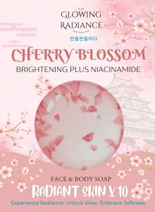 FDA Approved: Glowing Radiance Cherry Blossom Brightening Plus Niacinamide Soap - w/ Sakura Extract