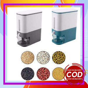 Rice Box Dispenser Beras 10Lite Tempat Penyimpanan Beras Tepung dll / Wadah Beras Serbaguna Max.10kg
