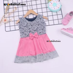 Dress Zulfa Uk Bayi - 5 Tahun / Dres Brokat Anak Perempuan Baju Brukat Balita Cewek Pakaian Import