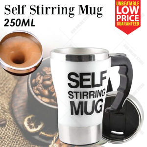 250ml Self Stirring Mug Automatic Lazy Self Mixing Coffee Mug Stir / Cawan Kacau Automatik