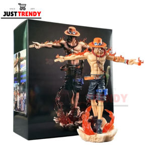 One Piece Portgas D Ace Wide Arms Battle Pose Collectible Action Figure 26cm High