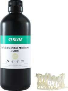Nhựa in 3d resin mô hình phục hồi nha khoa ESUN DM100 Dental Restoration Model Resin 500ml/ Chai