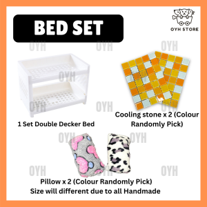 LOCAL DELIVERY- SMALL PET HAMSTER GUINEA PIG -DOUBLE DECKER BED TWO LAYERED BED FRAME SET 小宠可拆卸双层床架躲避窝