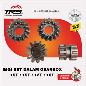 [TRS] GIGI SET DALAM GEARBOX VIAR KARYA 300 GIGI 12T 15T 15T 10T TOSSA
