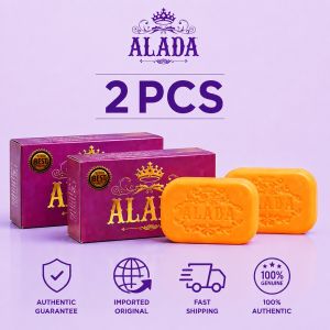 【BUY 2 TAKE 1】ORIGINAL ALADA WHITENING SOAP FROM THAILAND ALADA soap original-thailand Face Body Cleanser Whitening Anti-Acne Freckle and Spot Removing 160g
