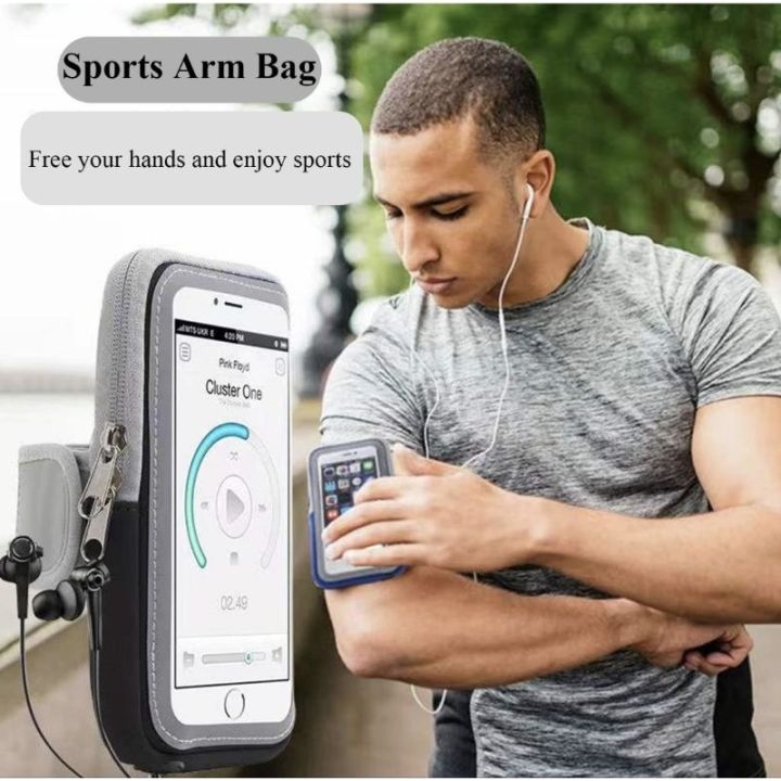 UNIVERSAL POUCH SPORT ARMBAND PHONE HOLDER GYM RUNNING JOGGING ARM BAND