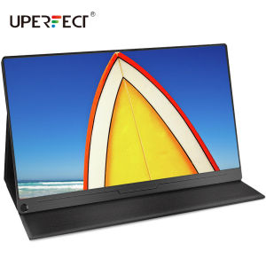 UPERFECT 13.3 Full HD Portable Monitor 1080P Computer Display USB C Computer Monitor Eye Care Gaming Screen IPS With HDMI Type C OTG Mini DP Smart Cover Speakers for Rpi PS3 PS4 Xbox Laptop Phone PC MA c