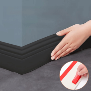 JIMEIXIAN01 Thickened Wall Baseboard Self Adhesive Anti-collision Skirting Line DIY Flexible Wall Sticker Home Decor