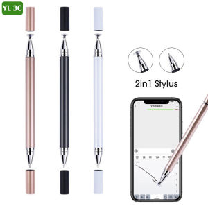 ปากกาสไตลัส 2 ใน 1 สำหรับโทรศัพท์มือถือแท็บเล็ตดินสอสัมผัสแบบ Capacitive สำหรับ Iphone Universal โทรศัพท์ Android ดินสอเขียนหน้าจอ