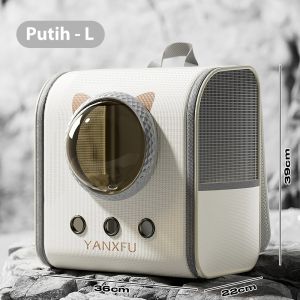 Tas Ransel Kucing Capsule Anti Stres Beban 20kg Desain Ergonomis Membawa Nyaman dan Aman