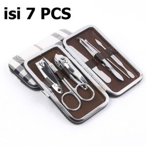 Gunting Kuku Set 7in1 Stainless Travel Size Murah