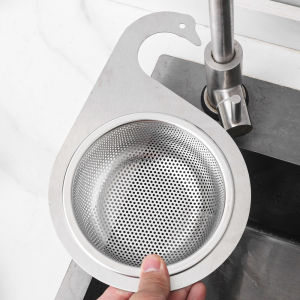 Thức ăn thừa nhà bếp chén Lọc chậu rửa thép không gỉ thiên nga rổ lọc lưu trữ di động lưới ráo nước