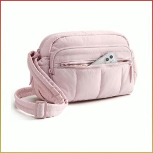 Crossbody Bag Multi-compartment Organizer Bag Adjustable Shoulder Strap Multi-purpose Focus