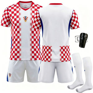 AU2627 Croatia home football jersey World Cup national team USA Mexico Modric 10 Numbered jersey set