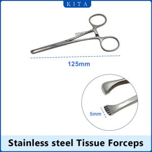 KITA 1pcs Stainless steel tissue forceps extraction forceps soft tissue forceps Alice pliers OrthopedicInstrument