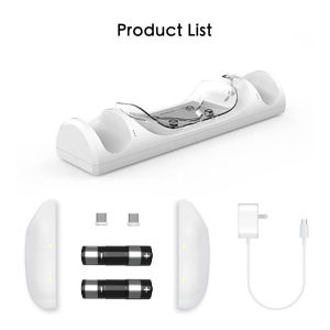 Charging Dock for Meta Quest 2 VR Headset Controller Charger Station with 2 Rechargeable Batteries and Power Adapter Accessories