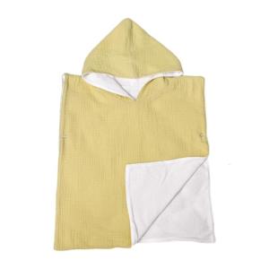 Soft Baby Hooded Towel Quick Drying Child Bath Towel with 2 Layers Child Wearable Washcloth for Infants & Toddlers