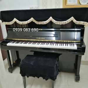 [HCM]KHĂN PHỦ ĐÀN PIANO NHUNG ĐEN DÀY MỀM MỊN TUA RUA VÀNG SANG TRỌNG