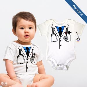 Doctor Career Baby Onesie 0-12 months Cotton Bodysuit Profession Frogsuit Baby Onesies PH