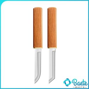 Baete Kitchen Double Knife Multi-purpose Stainless Steel Knife Set Cut Fruit Sushi
