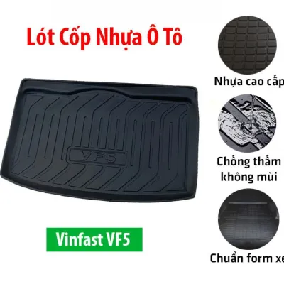 Lót cốp nhựa dẻo cho xe Vinfast VF5