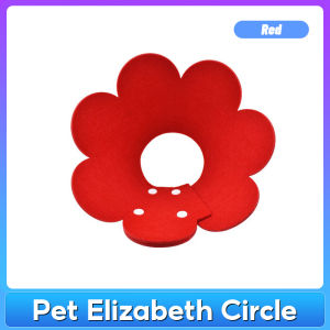 【In Stock】Cat Recovery Collar Pet Dog E-Collar Elizabeth Circle Cute Flower Neck Kitty Cones After Surgery Pet Anti-Lick Circle