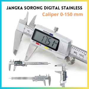 TERLARIS PENGIRIMAN CCEPAT COD JAR Jangka Sorong Digital Stainless Steel Plastic Caliper 0-150 mm/ JANGKA sorong stainless manual digital dial mini/ jalat ukur akurasi tingkat tinggi presisi nyaman di gunakan