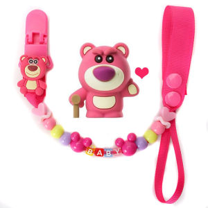 2 IN 1 Baby Pacifier Toy Dual Use Clip Anti Lost Holder Chain Teether Hanger Newborn Dummy Holder