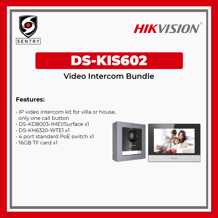 Indiamart Poe Junction Box HIKVISION DS-KIS602 Video Intercom