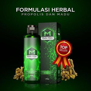 herbal madu hijau plus propolis 210 gram sudah BPOM membantu mengatasi asam lambung maag kronis gerd axienty sakit perut mual muntah susah bab melancarkan pencernaan