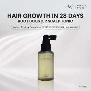 CLEF Treatment Root Booster Rebalancing Scalp Tonic 90ml | Tonik Rambut | Hair Fall Control | Hair Growth | Oily Scalp Care | Stronger Roots