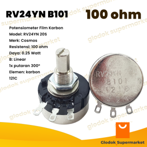 Potensio Cosmos RV24 100 ohm RV24YN 20S B101