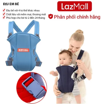 LazMall Ưu Đãi Sản Phẩm Mẹ & Bé Chính Hãng 100% Đai Địu Em Bé 4 Tư Thế Địu 4 Tư Thế Tiện Dụng Cho Mẹ Và BéĐai Địu Em Bé Phía Trước Ngang Hông Cho Bé Royal Thoáng Mát Chống Đau Lưng Cho Bé Giúp Mẹ Những Tháng Đầu Sau Sinh