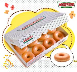 Krispy Kreme Doughnuts โดนัทคริสปี้ครีม รส Original Glazed (ออริจินอล) โปรดเลือกขนาด คริสปี้ครีม - Lazada