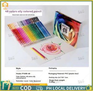 48/72/120 color professional oily colored pencil set painter painting sketch wood colored peancil school act surpplies