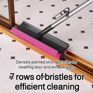 Dense Bristles Crevice Brush Brush Sofa Furniture Ergonomic Wash The Ground Bathroom Crevice Cleaning Brush Multifunctional Crevice Floor Brush Office Adults Practicality
