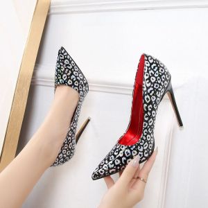 YUCHEN 4.72 นิ้วรองเท้าส้นสูงสุภาพสตรีรองเท้าส้นสูงสุภาพสตรีรองเท้าส้นเข็มแหลมจัดเลี้ยงรุ่นแต่งงานรองเท้าส้นสูงขนาด 35-46