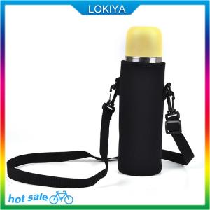LOKIYA 1X Neoprene chai nước tàu sân bay cách điện cup Bìa Bag chủ Pouch với dây đeo