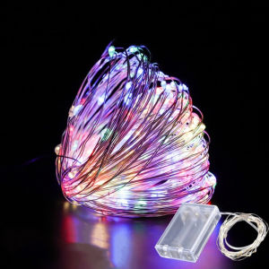 3M 5M 10M 30/50/100 LED Battery Mini LED Copper Wire String Fairy Lights christmas lights Wedding