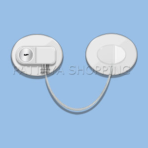 Pattaya อุปกรณ์ล็อคประตูตู้ ที่ล็อคตู้เย็น ลิ้นชัก มั่นใจในความปลอดภัยของเด็ก Child Safety Lock