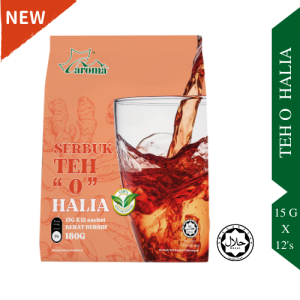 CAROMA Serbuk Teh O Halia | Teh Hitam Halia | Ginger Tea 姜母茶 (15g x 12s)
