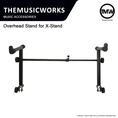 TMW Adjustable Digital Keyboard X-Stand AP-169-MW Overhead Mount Second Tier Metal Piano Accessories