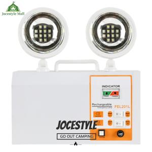 [Jocestyle Mall] LED Emergency Light Dual Adjustable Heads Wall Mount Corridor Safety Lamp Emergency Lighting for Business Home Power Failure