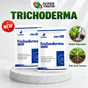 Crickets Trichoderma AAA 250g – Baja Organik Mikrob Tanah untuk Akar Kompos & Pertumbuhan Pokok
