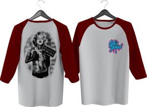 KAOS RAGLAN PRIA LIFES GOOD DTF\ KAOS RAGLAN PRIA LENGAN 3\4 ATASAN PRIA / KAOS MURAH / KAOS DISTRO / KAOS SIMPLE / T-SHIRT PRIA