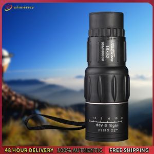 Winnereco 16x52 Portable Monocular Telescope 66M/8000M Zoom Long Range Spyglass Monocular Scope for Outdoor Sports Camping Travel