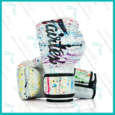Fairtex BGV14PT Painter Muay Thai Boxing Gloves MMA Boxing Sparring Heavy Bag Training Sarung Tinju