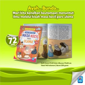 Masa Kecil Para Ulama Buku Kisah Islami Soft Cover Pustaka Arafah