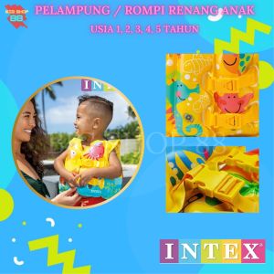 PELAMPUNG RENANG ROMPI RENANG BAYI BALITA ANAK LIFE JACKET JAKET SWIM VEST INTEX 1 2 3 4 5 6 TAHUN