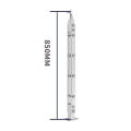 Stair handrail stainless steel brushed column Attic guardrail Bay window railing handrail stair. 